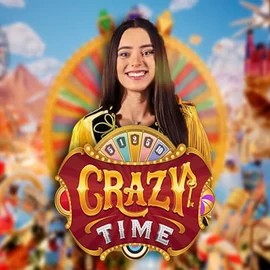 Crazy Time slot icon by Evolution, available at Betista Casino