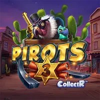Pirots 3 online game logo by ELK Studios on betistaa.at