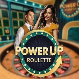 Official Live Casino logo: PowerUP Roulette by Pragmatic Play at Betista Casino
