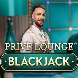 Privé Lounge Blackjack slot logo by Pragmatic Play at Betista Casino