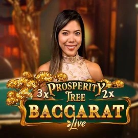 Prosperity Tree Baccarat logo by Evolution at Betista Casino