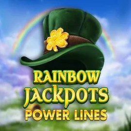 Rainbow Jackpots Power Lines slot icon by Red Tiger Gaming, available at Betista Casino